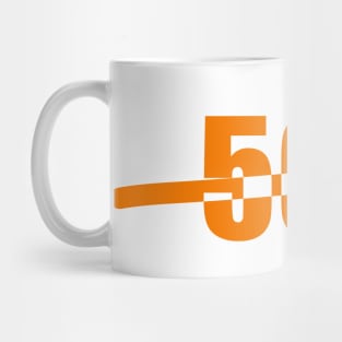 Fifties, Celebrating the age of 50, or your 50's or the fifties Mug